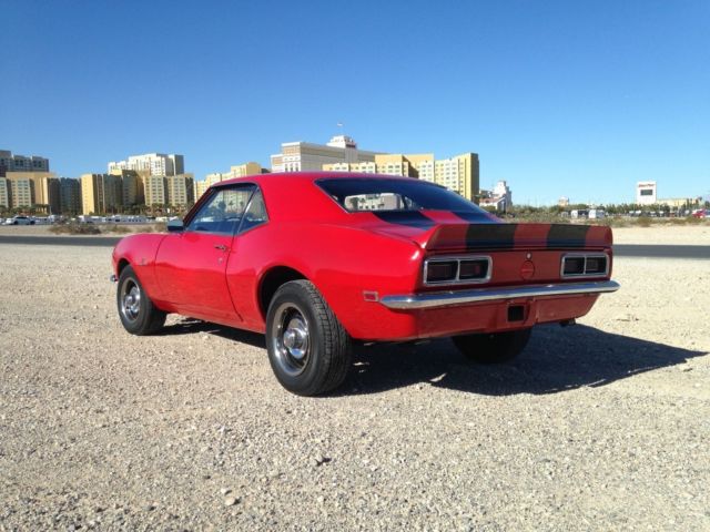 1968 Red Chevrolet Camaro Coupe