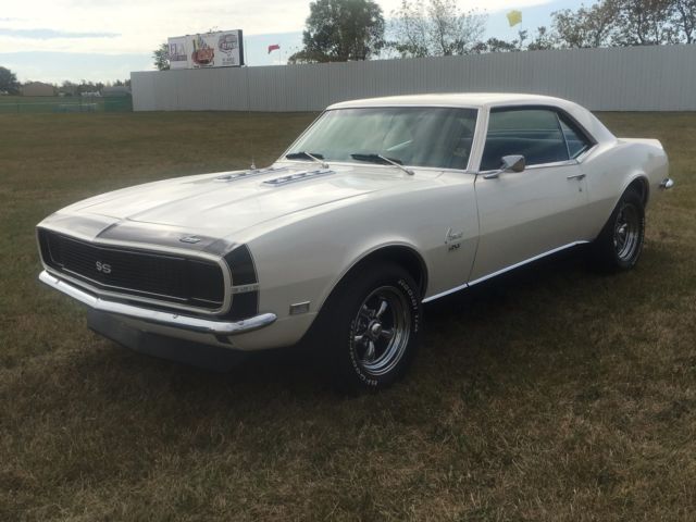 1968 white Chevrolet Camaro Coupe