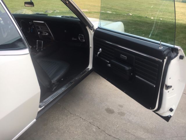 1968 white Chevrolet Camaro Coupe