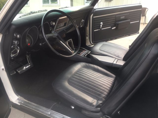 1968 white Chevrolet Camaro Coupe