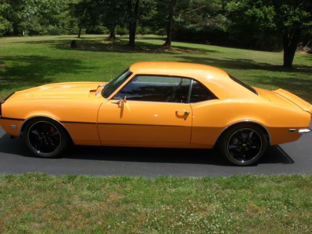 1968 Orange Chevrolet Camaro Coupe