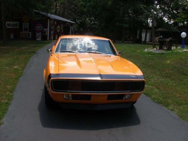 1968 Orange Chevrolet Camaro Coupe