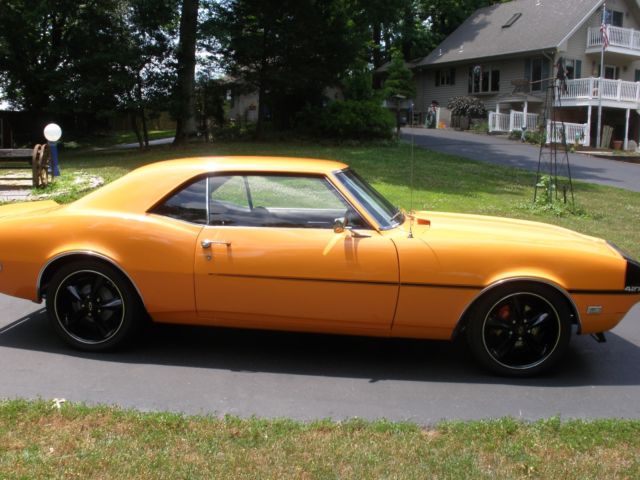 1968 Orange Chevrolet Camaro Coupe
