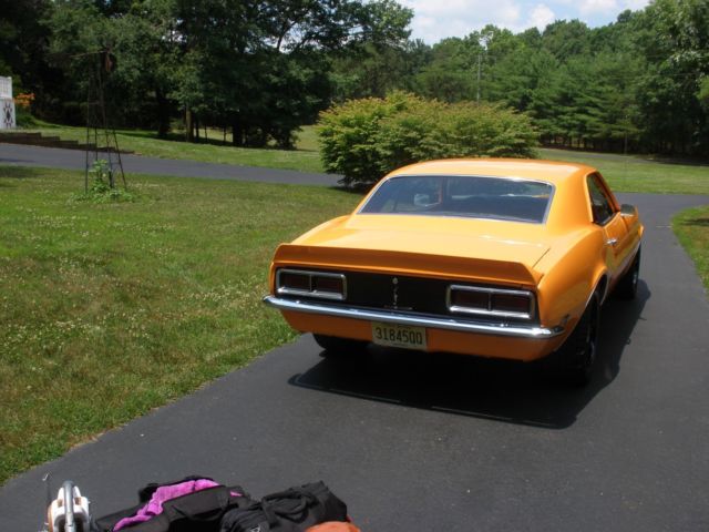 1968 Orange Chevrolet Camaro Coupe