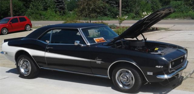 1968 black lacquer Chevrolet Camaro Coupe