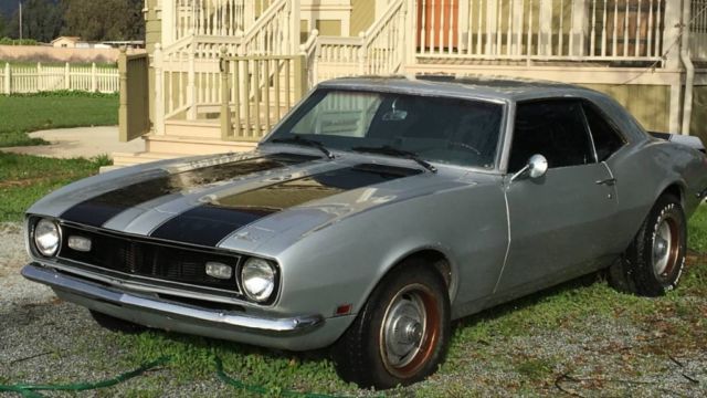 1968 Silver Chevrolet Camaro Coupe