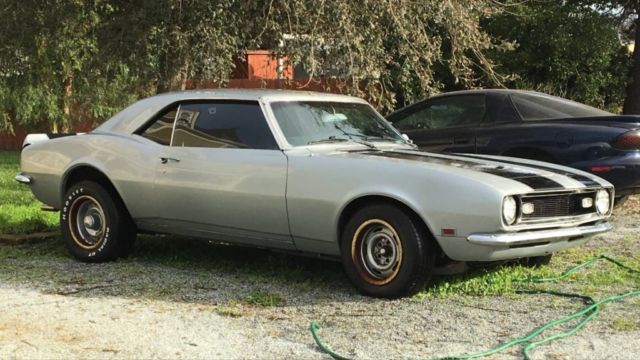 1968 Silver Chevrolet Camaro Coupe
