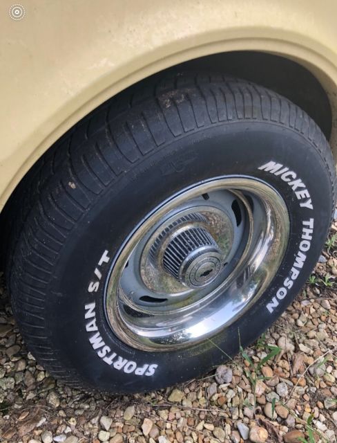1968 Yellow Chevrolet Camaro
