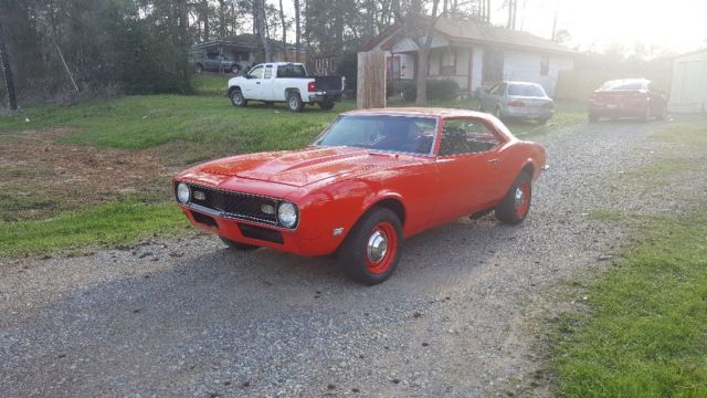 1968 Orange Chevrolet Camaro Coupe