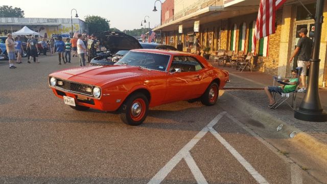 1968 Orange Chevrolet Camaro Coupe