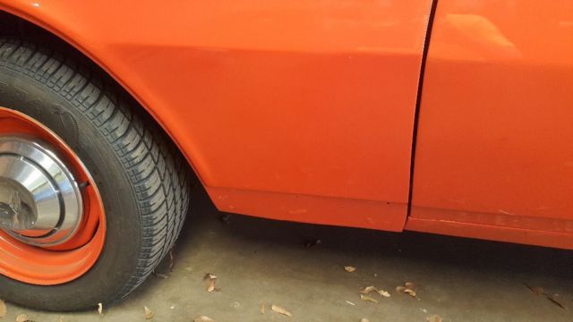 1968 Orange Chevrolet Camaro Coupe