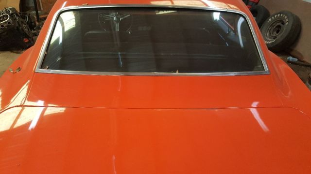 1968 Orange Chevrolet Camaro Coupe