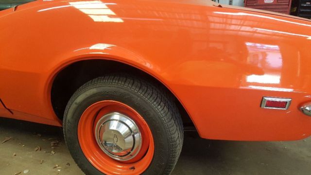 1968 Orange Chevrolet Camaro Coupe