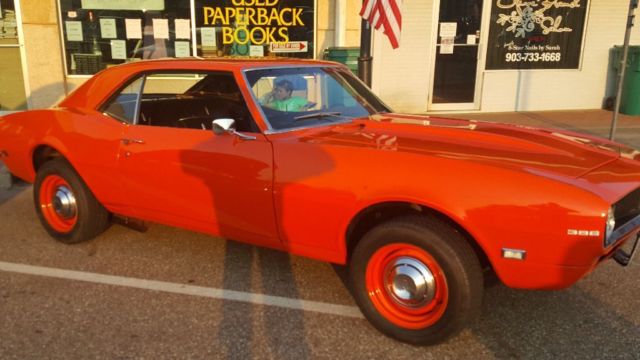 1968 Orange Chevrolet Camaro Coupe