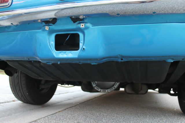 1968 Blue Chevrolet Camaro Convertible