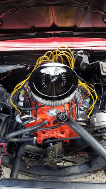 1968 Red Chevrolet Camaro Convertible