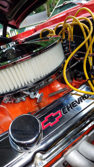 1968 Red Chevrolet Camaro Convertible