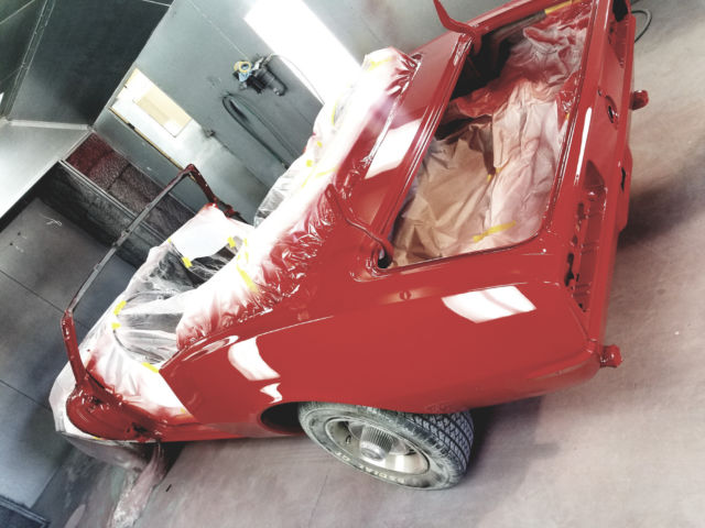 1968 Red Chevrolet Camaro Convertible