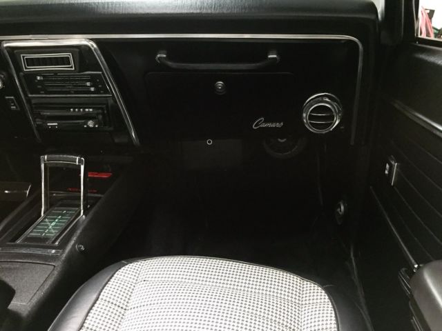 1968 Red and Black Chevrolet Camaro Convertible