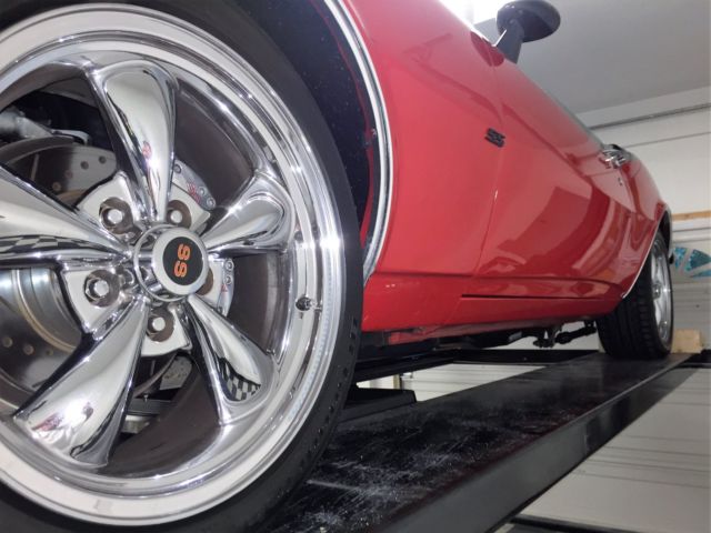 1968 Red and Black Chevrolet Camaro Convertible