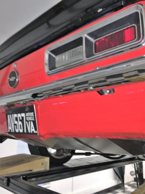 1968 Red and Black Chevrolet Camaro Convertible