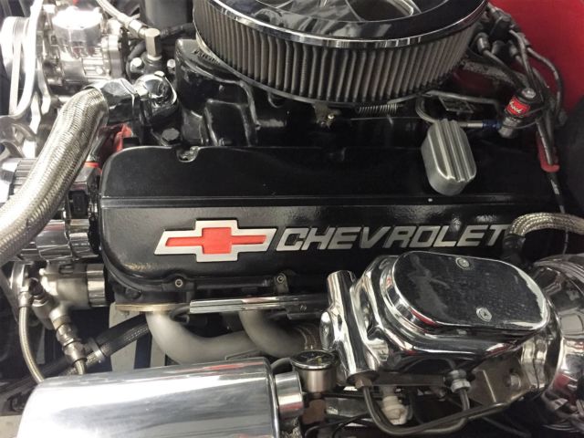 1968 Red and Black Chevrolet Camaro Convertible