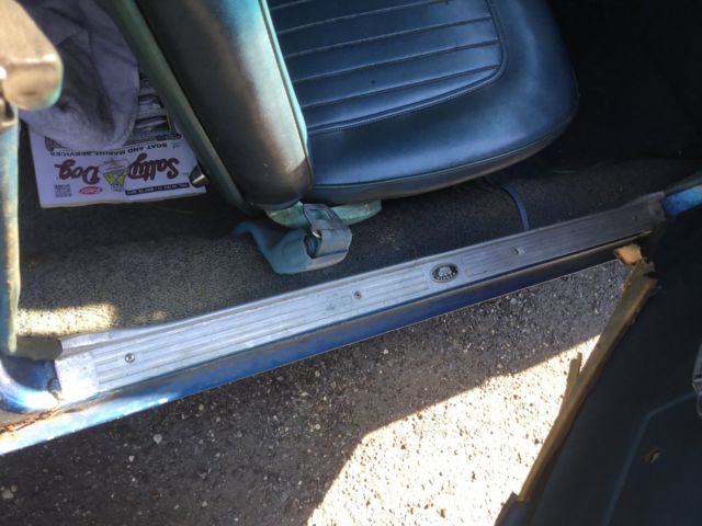 1968 Blue Chevrolet Camaro Convertible