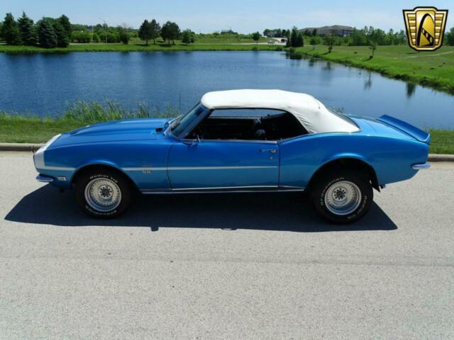 1968 Blue Chevrolet Camaro Convertible