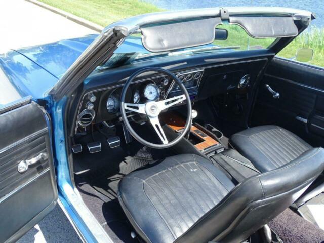 1968 Blue Chevrolet Camaro Convertible