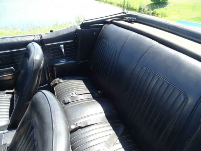 1968 Blue Chevrolet Camaro Convertible