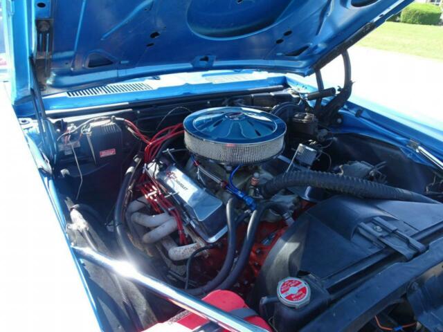 1968 Blue Chevrolet Camaro Convertible