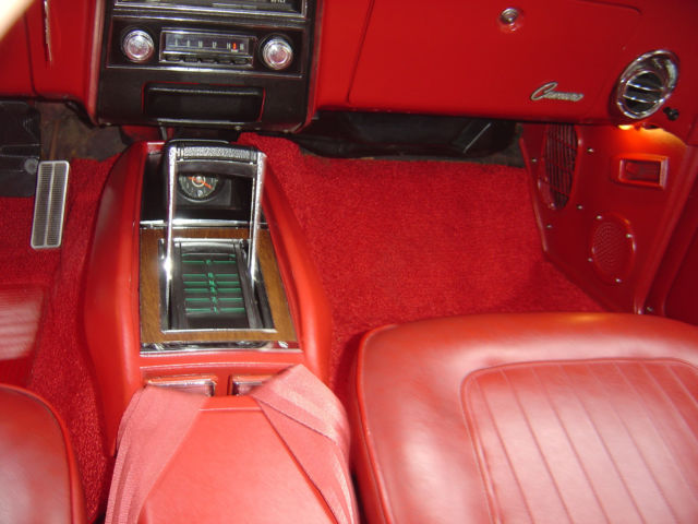 1968 Red Chevrolet Camaro Convertible