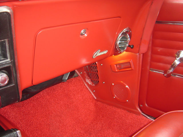 1968 Red Chevrolet Camaro Convertible