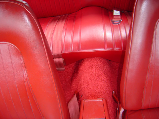 1968 Red Chevrolet Camaro Convertible