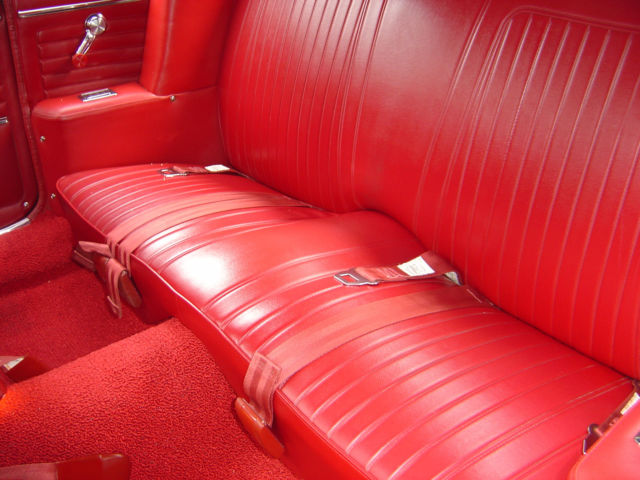 1968 Red Chevrolet Camaro Convertible