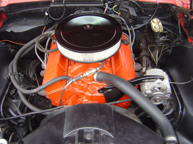 1968 Red Chevrolet Camaro Convertible