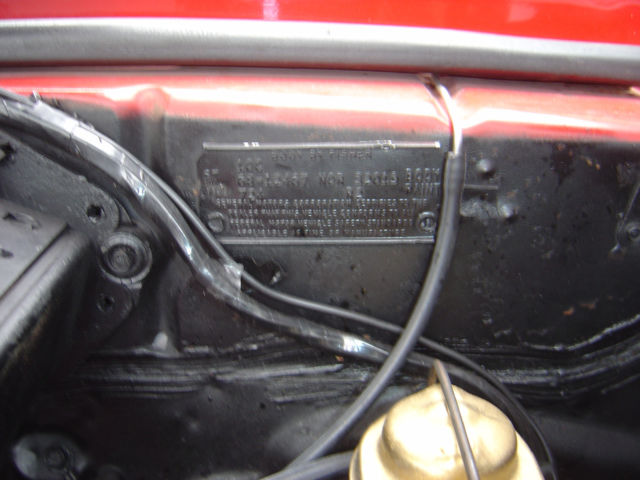 1968 Red Chevrolet Camaro Convertible