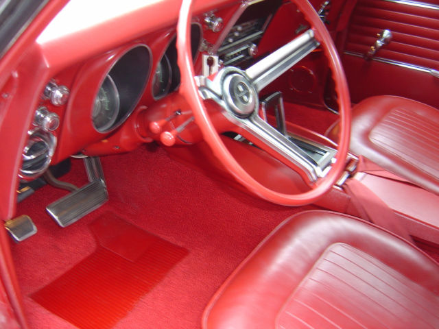 1968 Red Chevrolet Camaro Convertible