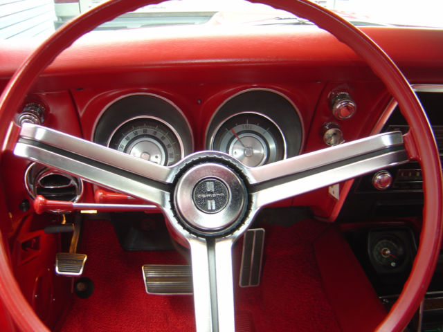 1968 Red Chevrolet Camaro Convertible