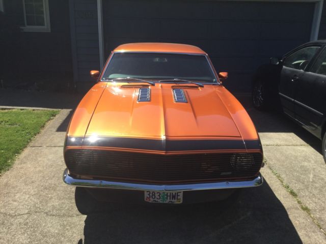 1968 Orange Chevrolet Camaro Coupe