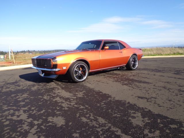 1968 Orange Chevrolet Camaro Coupe