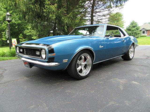 1968 Blue Chevrolet Camaro 2 Door Coupe