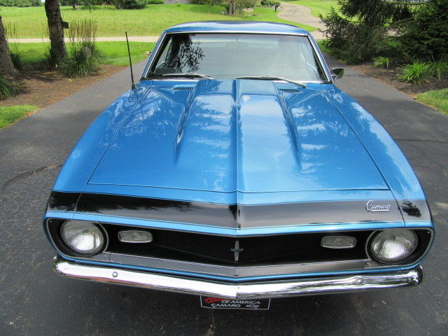 1968 Blue Chevrolet Camaro 2 Door Coupe
