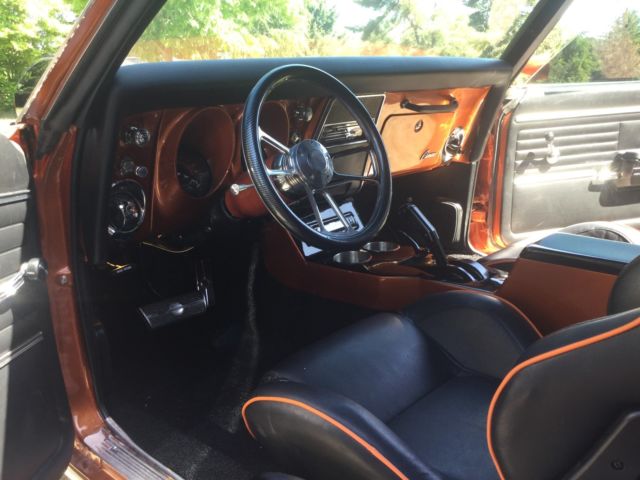 1968 Orange Chevrolet Camaro Coupe