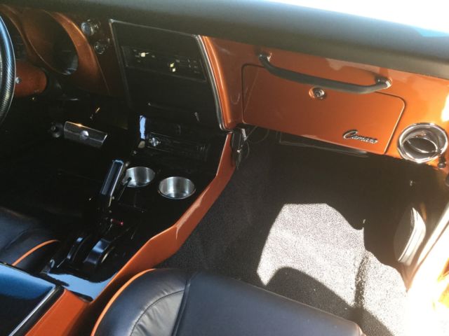 1968 Orange Chevrolet Camaro Coupe