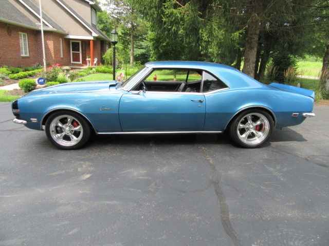 1968 Blue Chevrolet Camaro 2 Door Coupe