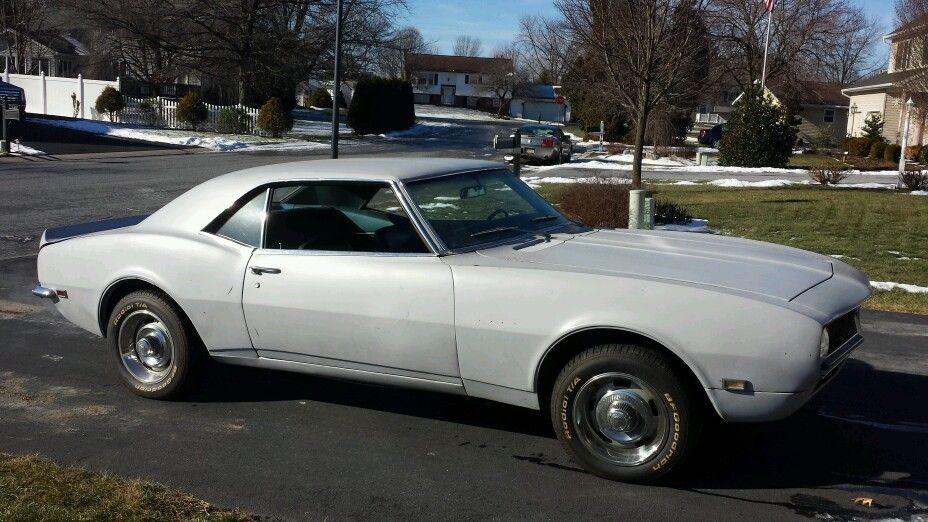 1968 primer gray Chevrolet Camaro Coupe