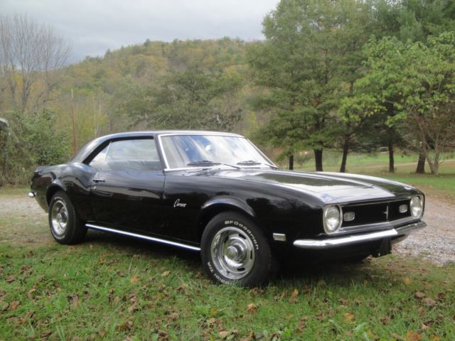 1968 Black Chevrolet Camaro Coupe