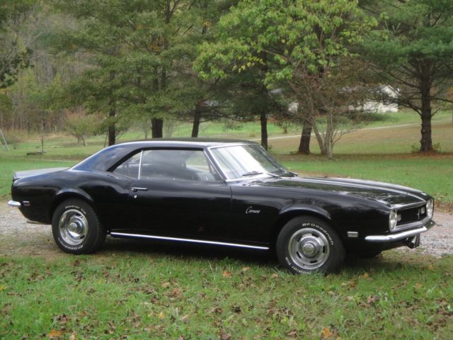 1968 Black Chevrolet Camaro Coupe