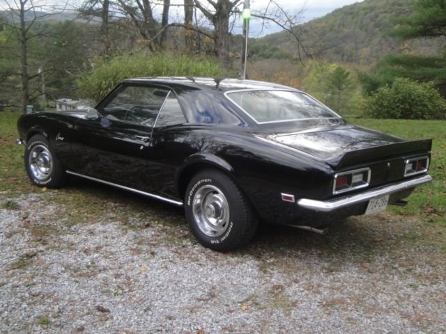 1968 Black Chevrolet Camaro Coupe
